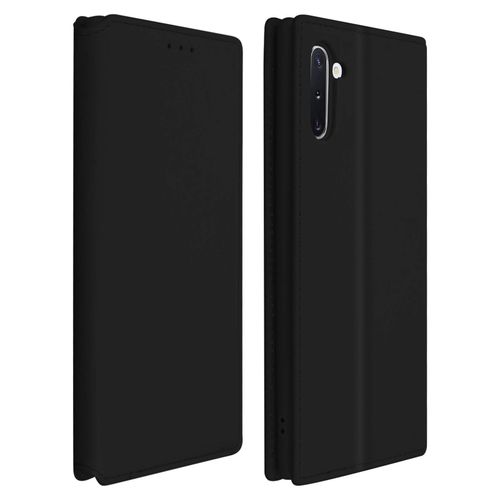 Housse Samsung Galaxy Note 10 Étui Folio Portefeuille Fonction Support Noir