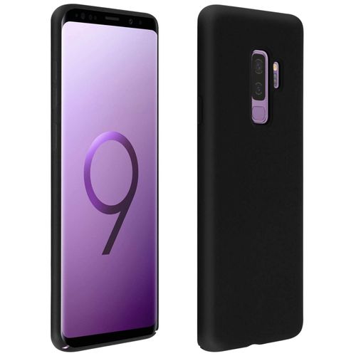 Coque Samsung Galaxy S9 Plus Silicone Semi-Rigide Mat Finition Soft Touch Noir