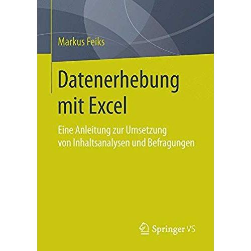 Datenerhebung Mit Excel
