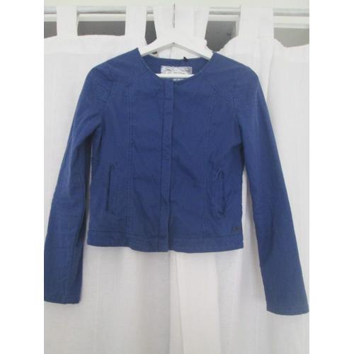 Veste Courte Bleue Ikks Taille 14 Ans (S)