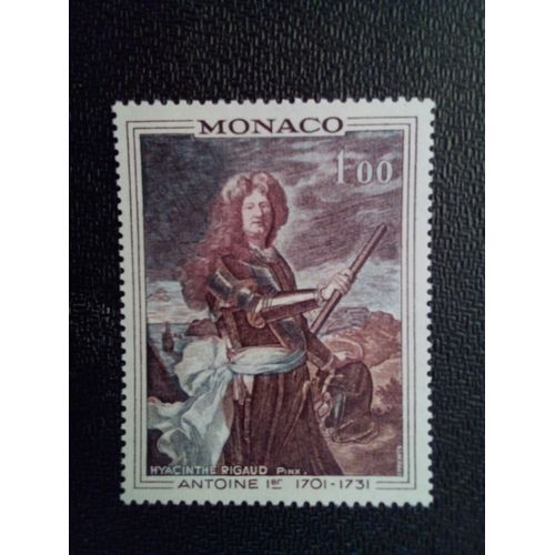 Timbre France Yt 874 Antoine I (1701-1731), De Hyacinthe Rigaud (1659-1743) 1972 ( 8912 )