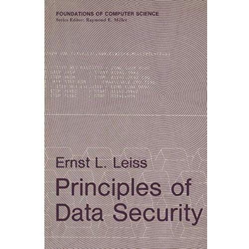 Principles Of Data Security