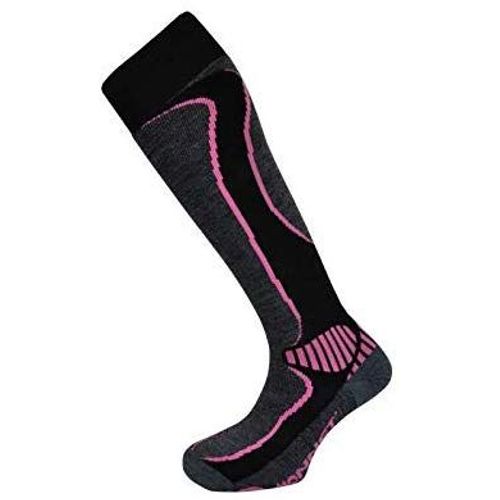 Monnet - Mi-Bas Wool Ski Rose Chaussettes - Rose - 39/40