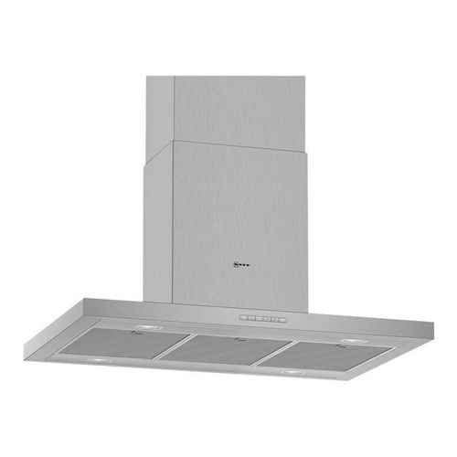 Neff N 50 I95BBE2N0 - Hotte - hotte îlot - largeur : 89.8 cm - profondeur : 60 cm - extraction et recirculation (avec kit de recirculation supplémentaire) - acier inoxydable