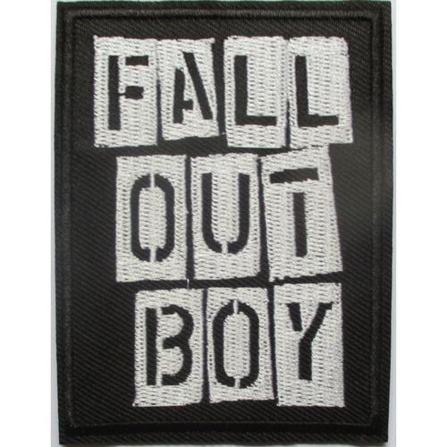 Patch Du Groupe Fall Out Boy 9x7 Cm Ecusson Thermocollant Rock Alternatif