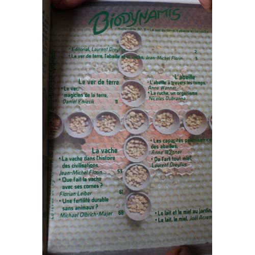 Biodynamis, Cultiver La Vie N°11 Hors-Série