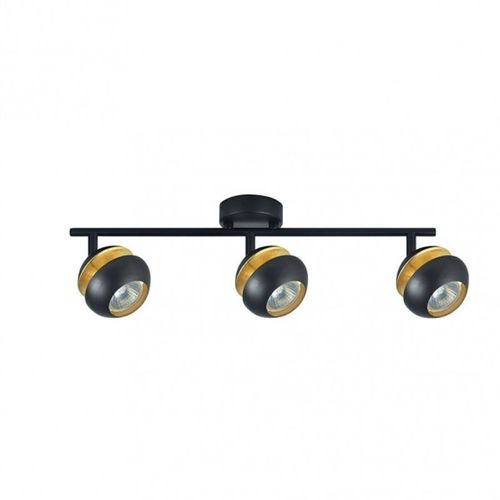 Fab 142093009 | Bande Beethoven 3xgu10 Noir / Or 14x48,5x8,5 Cm
