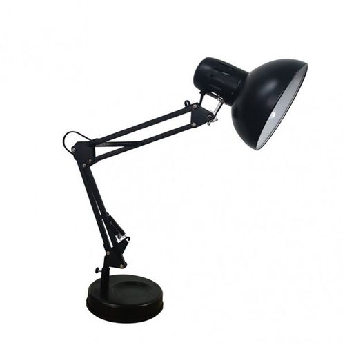 Fabrilamp 140371009 | Lampe De Bureau Articulée Rutile 1xe27 Noir Mat 57x39x15 Cm