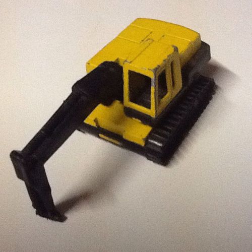 Majorette Grue Chantier Jaune 1/100