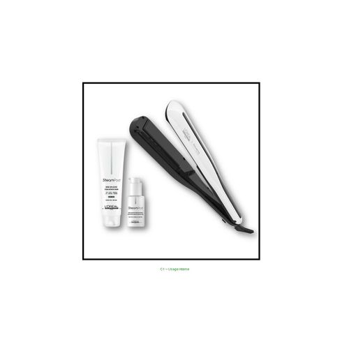 L'oréal Professionnel Steampod 3.0 Lisseur + Crème Cheveux Epais 150 Ml + Sérum 50 Ml
