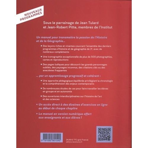 Nouveau Manuel D'histoire & Géographie 3e