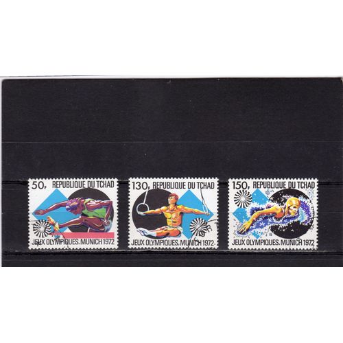 Timbres-Poste Du Tchad (Jeux Olympiques De Munich)