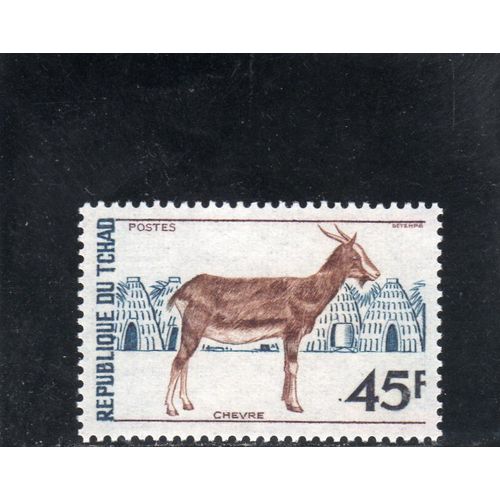 Timbre-Poste Du Tchad (Animal)