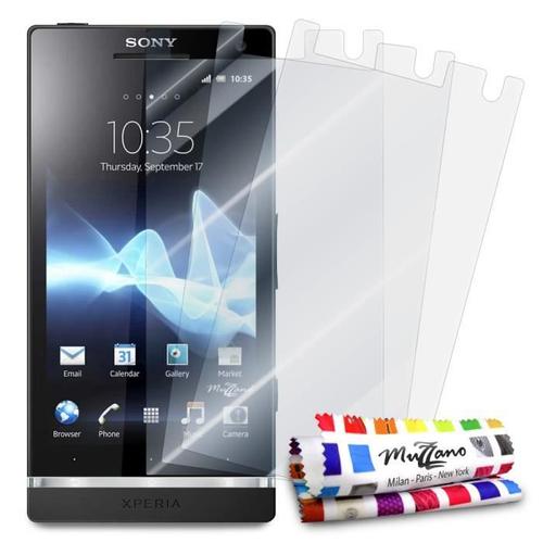 3 X Film De Protection Sony Xperia Arc Hd Transparent Anti Rayures