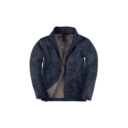 Coupe Vent Doubl? Polaire Homme - Jm825 - Bleu Marine