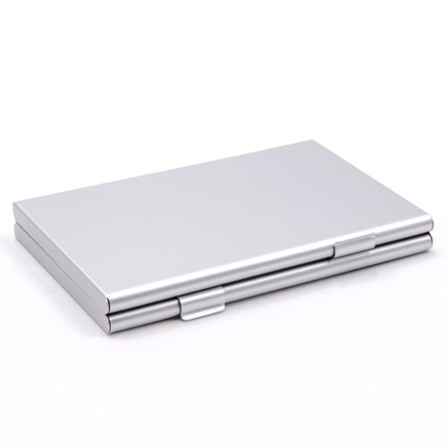 Vhbw Etui, Album Etui Case Compatible Avec Cartes Mémoire 16x Microsd, 2x Sd; Argent