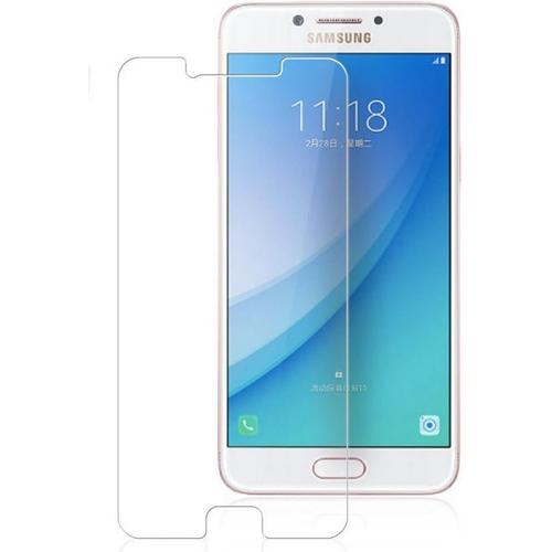 Lot De 2 Protecteurs D'écran En Verre Trempé Pour Samsung Galaxy C5 Pro