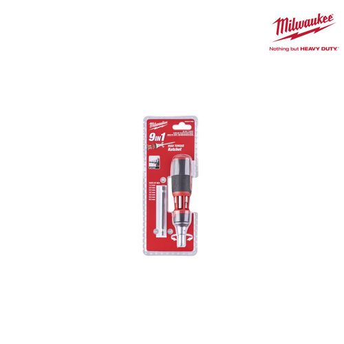 Tournevis à cliquet MILWAUKEE 9 en 1 hexagonal 4932471599
