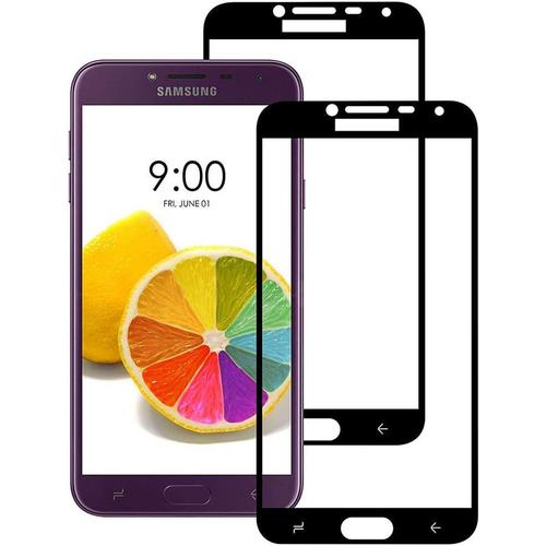 Lot De 2 Verre Trempé 3d Samsung Galaxy J4 2018 Verre Trempé Sans Bulles Plein Écran Dureté 9h Résistant Aux Rayures