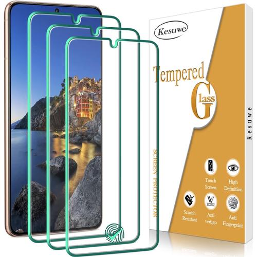 Lot De 3 Film De Protection D'écran Pour Samsung Galaxy S21 Plus 5g, Anti-Rayures, Anti-Bulles, Transparence Hd, Dureté 9h, Installation Facile