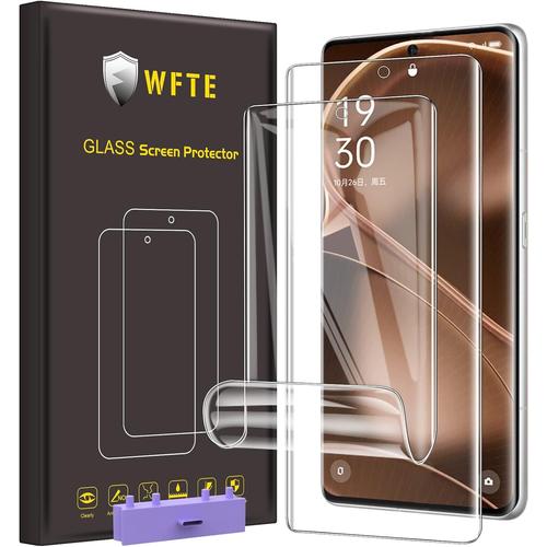 Pack Of 2 Screen Protectors With Oppo Find X6 Pro Tpu Not Tempered Glass Anti-Scratch, Anti-Oil, Anti-Bubble Soft Screen Protector Compatible With Oppo Find X6 Pro