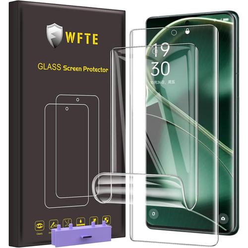 Pack Of 2 Screen Protectors With Oppo Find X6 Tpu Not Tempered Glass Anti-Scratch, Anti-Oil, Anti-Bubble Soft Screen Protector Compatible With Oppo Find X6
