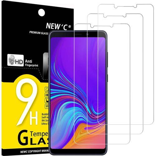 Pack De 3, Verre De Protection Blindé Pour Samsung Galaxy A9 2018 Sm-A920f , A9 Star Pro, A9s, Anti-Rayures, Dureté 9h, Protecteur D'écran Hd, 0,33mm Ultra-Clair