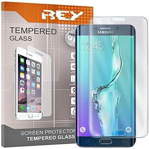 Pack 2x Protecteur D'écran En Verre Trempé 3d Pour Samsung Galaxy S6 Edge Plus - Edge+, Transparent, Protecteur D'écran Dureté 9h+, Anti-Rayures Bulles D'huile, Protection Complète, 3d, 4d, 5d