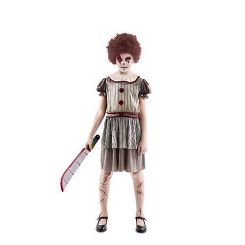 Déguisement De Clown Térrifiant Pour Fille (Taille 10-12a)
