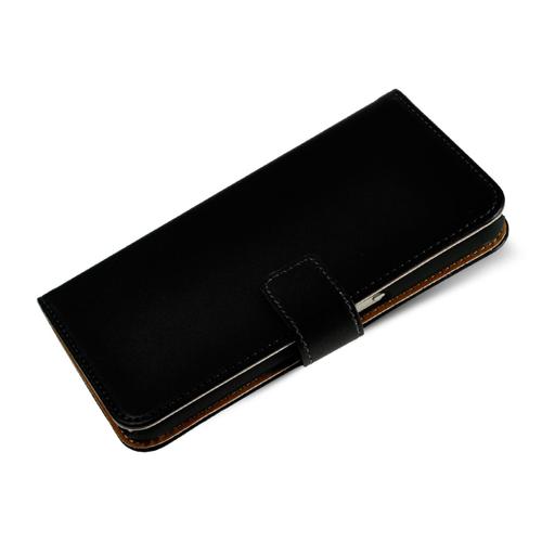 Etui Samsung Galaxy A20e Simili Cuir, Leather, Portefeuille, Noir, Fermeture Aimantée