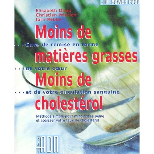 Moins De Matières Grasses, Moins De Cholestérol