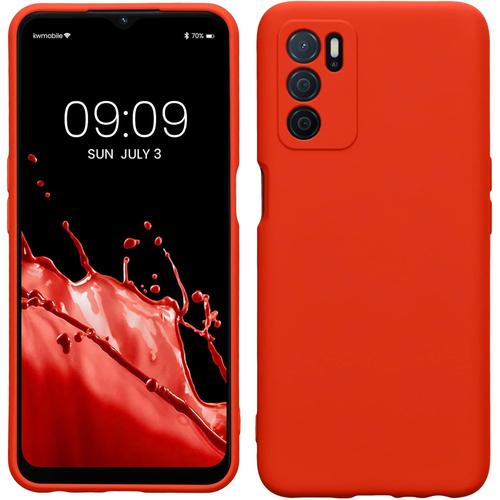 Slim Case Kompatibel Mit Oppo A16 / A16s / A54s Hülle - Handyhülle Aus In Mandarin Orange