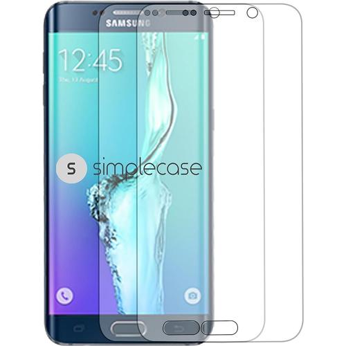 Verre Trempé Adapté Pour Samsung Galaxy S6 Edge Plus, Film De Protection D'écran Haut De Gamme, Protection Avec Dureté Supplémentaire 9h, Compatible Avec Les Coques, Verre Véritable / Verre Feuilleté / Film De Verre Trempé, Transparent - 2 Pièces