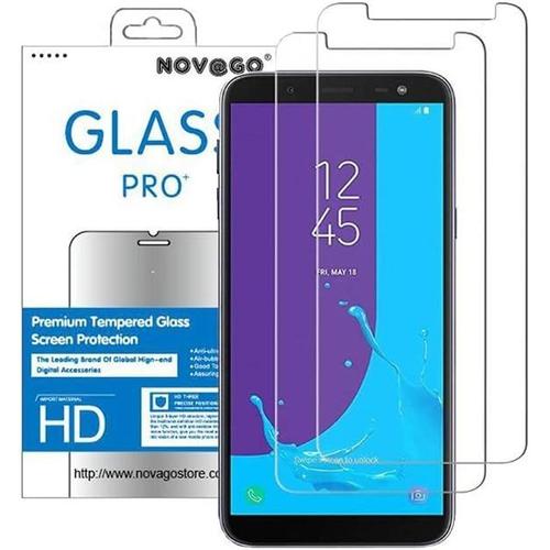 Protecteur D'écran En Verre Trempé 2 Pour Samsung Galaxy J6 2018 Transparent