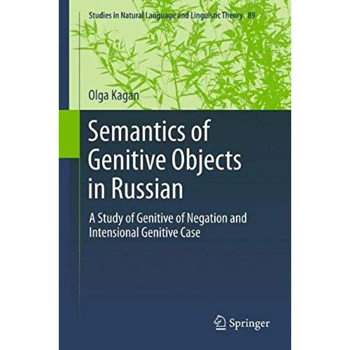 Semantics Of Genitive Objects In Russian