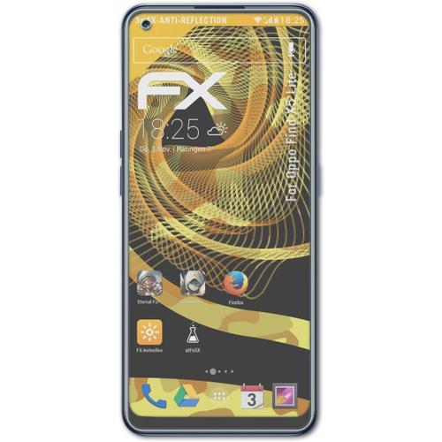 Protection D'écran En Verre Trempé Compatible Avec Oppo Find X5 Lite Protection D'écran, Film Fx Anti-Éblouissant Et Amortissant 3x