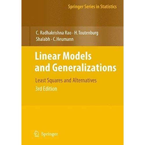Linear Models And Generalizations
