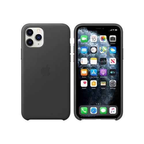 Apple - Coque De Protection Pour Téléphone Portable - Cuir - Noir - Pour Iphone 11 Pro