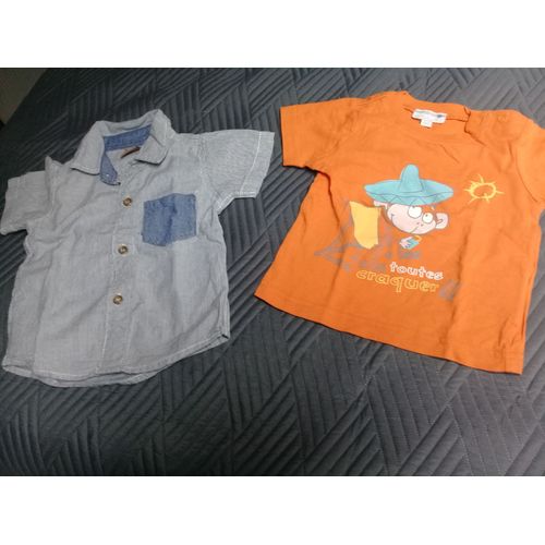 1 Chemise Et 1 Tee-Shirt 6 Mois