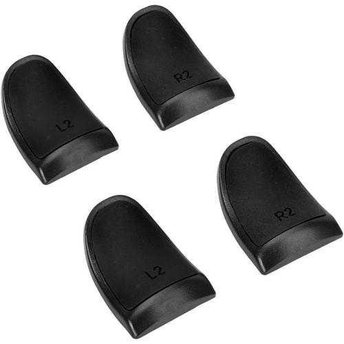 Boutons D'extension De Déclenchement L2 R2 Pour Ps4, Boutons D'extension De Contrôleur De Poignées, Extensions De Déclenchement À Toucher Doux Pour Manette De Jeu Ps4(Noir)