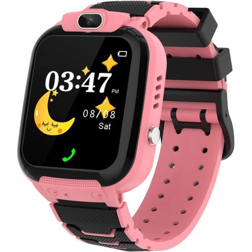 Montre Intelligente Pour Enfants Avec Écran Tactile De 3,7 Cm - Avec Jeux, Appareil Photo, Lecteur De Musique, Chronomètre, Vidéo, Calculatrice, Enregistreur - Pour Garçons Et Filles