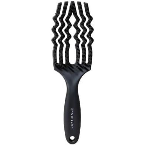 Brosse À Cheveux Avec Poils De Sanglier En Nylon - Brosse Pour Cheveux Pour Femme, Homme Et Enfant - Brosse À Paddle - Massage De La