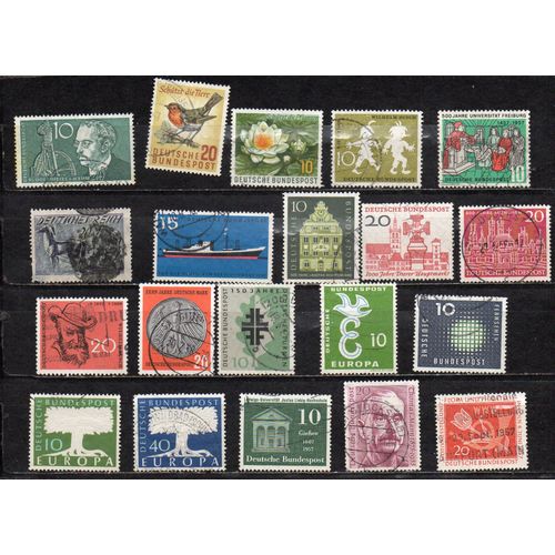 Allemagne- Lot De 34 Timbres Oblitérés Divers