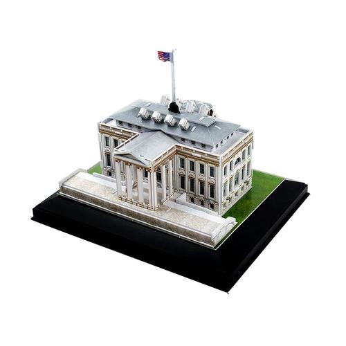 Puzzle 3d La Maison Blanche Led Maquette Lumineux President