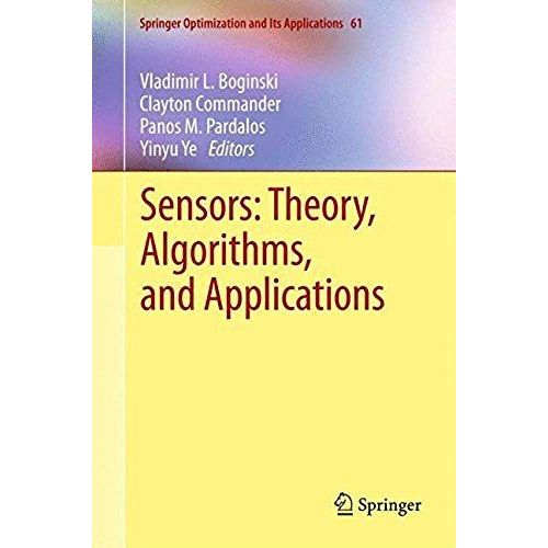 Sensors: Theory, Algorithms, And Applications