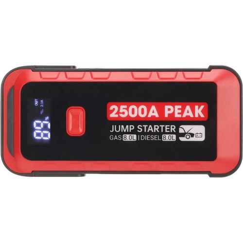 B01 Boîte De Démarrage Au Lithium 25800 Mah, Booster De Batterie De Voiture 2500 A 12 V Avec Écran Lcd 3.0, Port Usb De Type C,