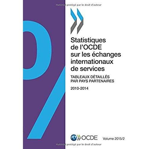 Statistiques De L'ocde Sur Les Échanges Internationaux De Services, Volume 2015 Issue 2 Tableaux Détaillés Par Pays Partenaires