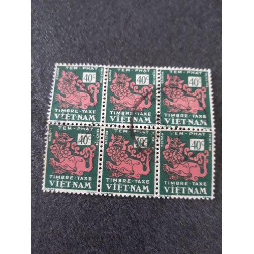 Timbre Dragon Vietnam Bloc De 6 Tp8