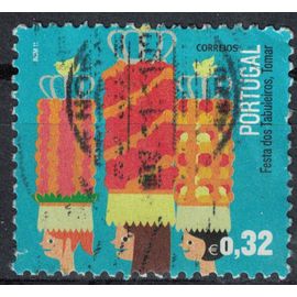 Timbre Oblitéré Used Stamp Selo Carimbado Festa Dos Tabuleiros Tomar 0,32eur Portugal 2011 Wns Pt004.11
