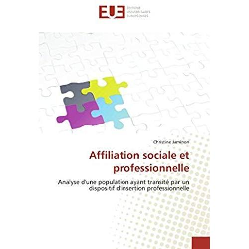 Affiliation Sociale Et Professionnelle